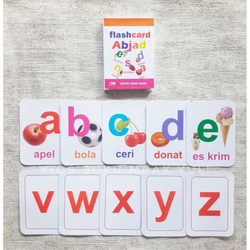 FLASH CARD ANAK ABJAD HURUF DAN FLASHCARD HIJAIYAH MEDIA BELAJAR EDUKASI BISA COD BAYAR DITEMPAT