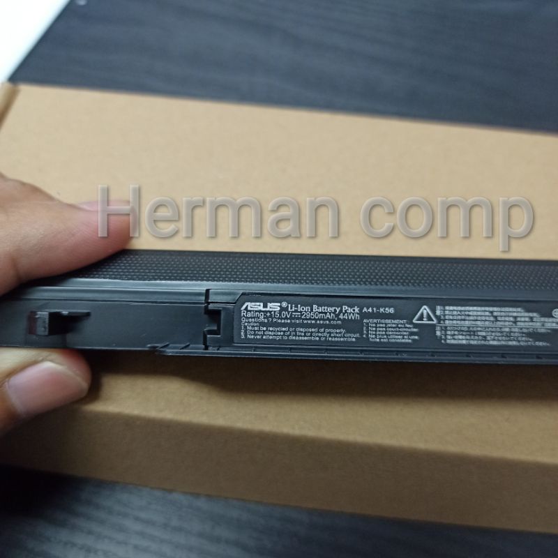 Original Baterai Laptop Asus A41-K56 A42-K56 A31-K56