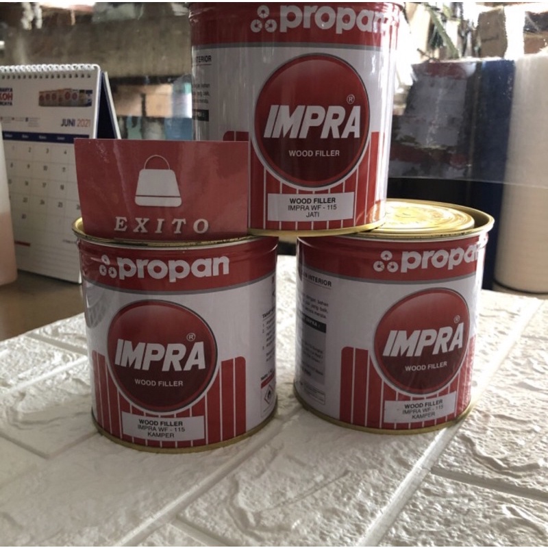 Jual Dempul Kayu Impra Wood Filler Wf 115 Jati Kamper 1 Kg Shopee Indonesia