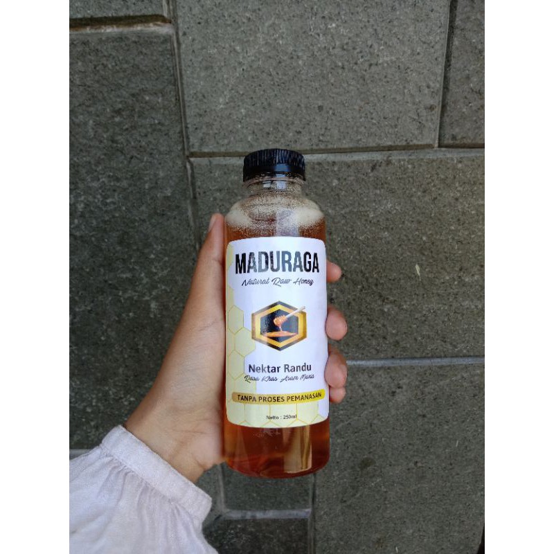 

Madu Murni Asli 100% Nektar Randu netto 250 ml