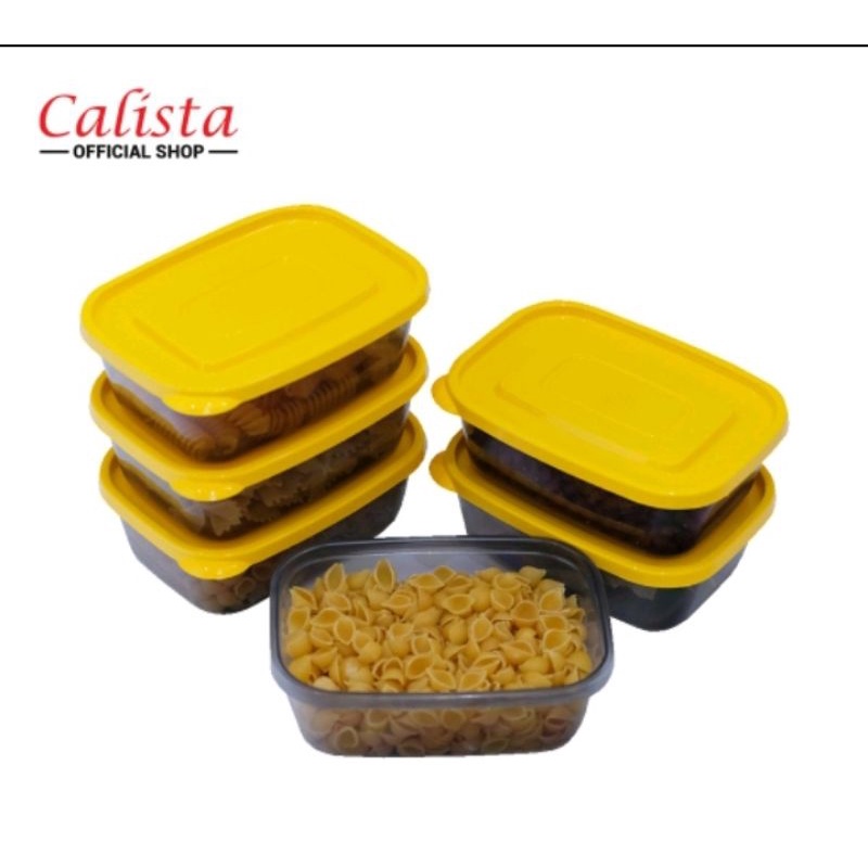 Toples Calista Furano Smoke set 6 550ml Wadah Makanan