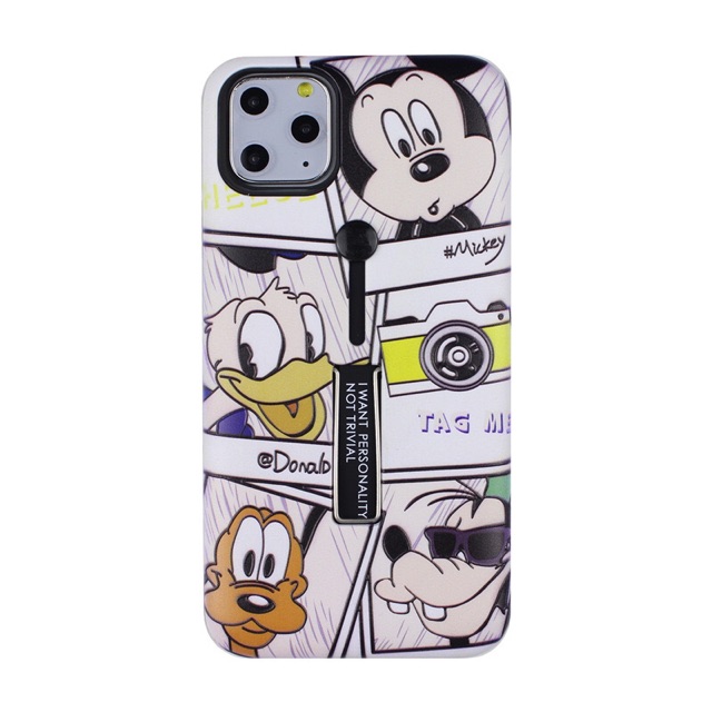 Mickey Polaroid Grip Case Iphone 6 6s 6s+ 6+ 7 7+ 8 8+ X Xs Xr XsMAX 11 pro max Vivo Y91 Y95 11pro