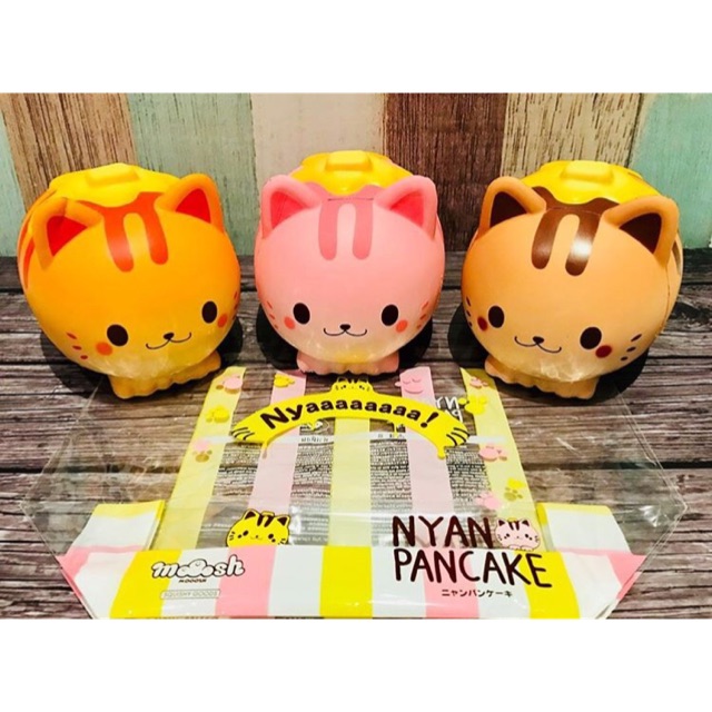 Squishy jumbo big giant ibloom moosh nyan cat pancake lisenced rare original