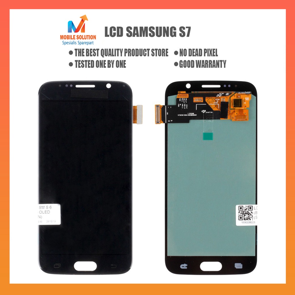 Grosir LCD Samsung S7 Flat G930 ORED 100% Fullset Touchscreen Garansi 1 Bulan + Packing / Bubbel