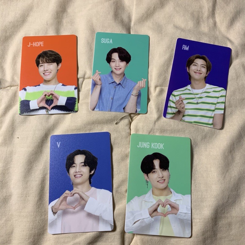BTS PHOTOCARD CHILSUNG CIDER