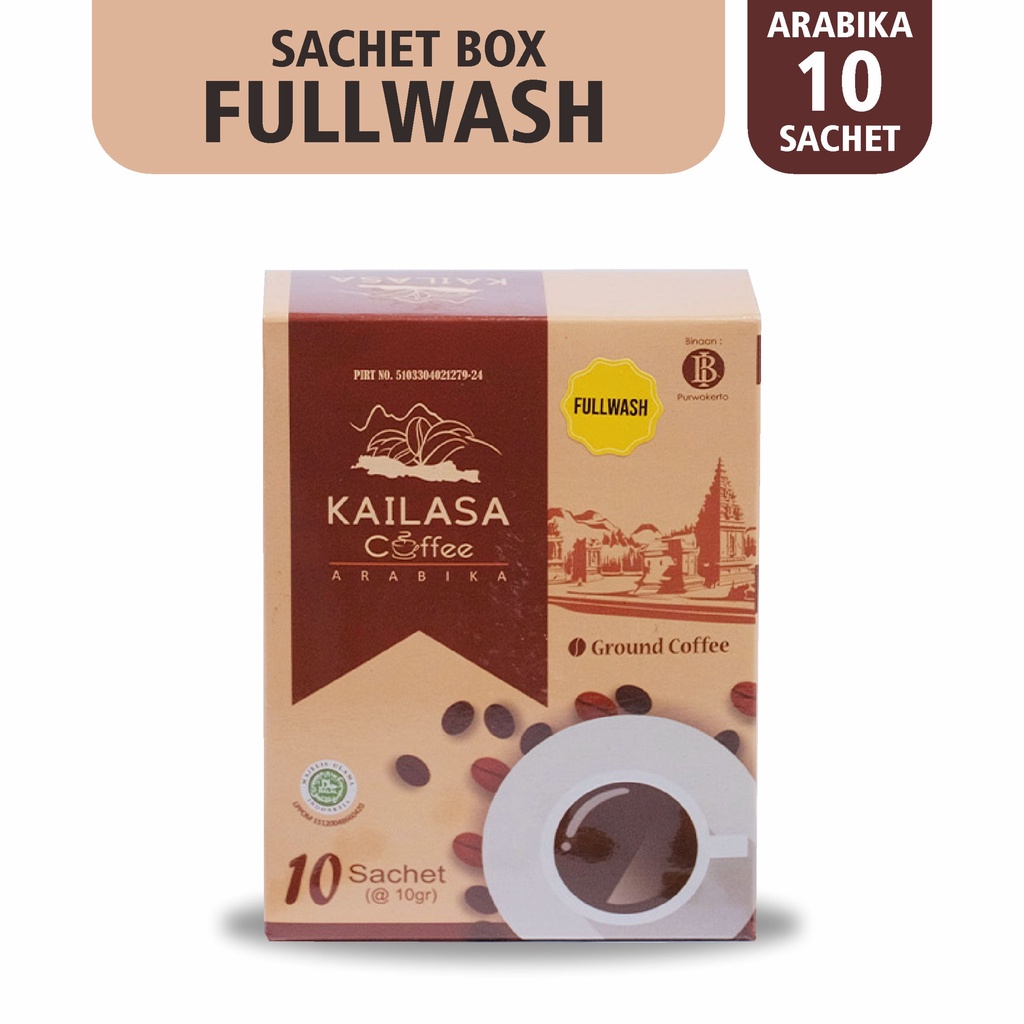 

Kailasa Coffee Sachet Box Fullwash @10 gram 10 sachet