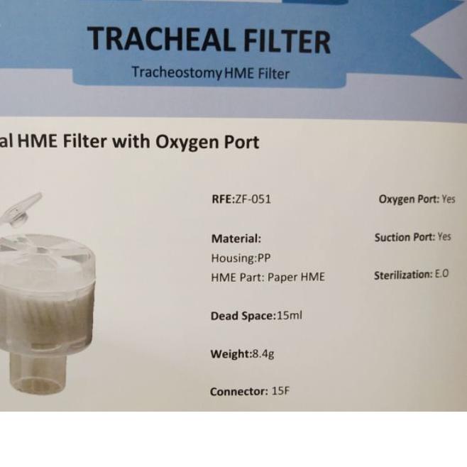 FILTER TRAKEOSTOMI (TRACHEOSTOMY HME FILTER)