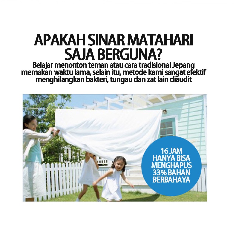 BLUE SKY Electric UV Anti Dust Mite Vacuum Cleaner Penyedot Debu Dust Bed Sofa Instrument Mini Anti Mites Remover