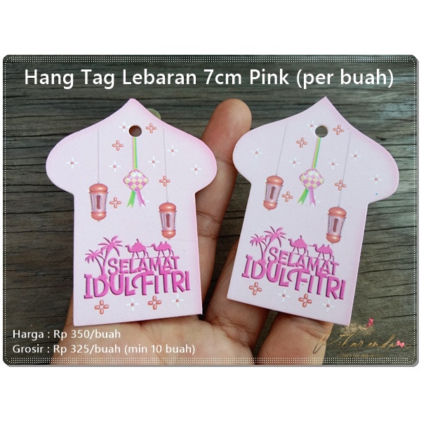 

ALB-208 : Hang Tag Lebaran 7cm Pink (per buah)