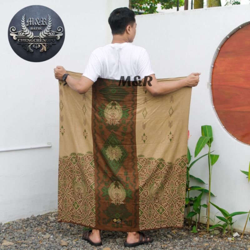 Sarung Batik Pria Motif Terompah Az Zahir Sarung Pria Dewasa