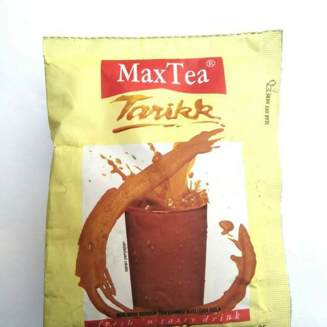 Jual Teh Tarik Max Tea 25 Gr X 10 Pcs Shopee Indonesia 4249