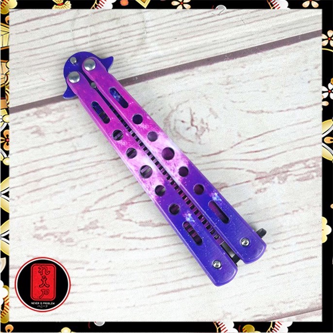 Sisir Besi Butterfly Balisong Training Knife CS GO - YS-7319 - Camouflage