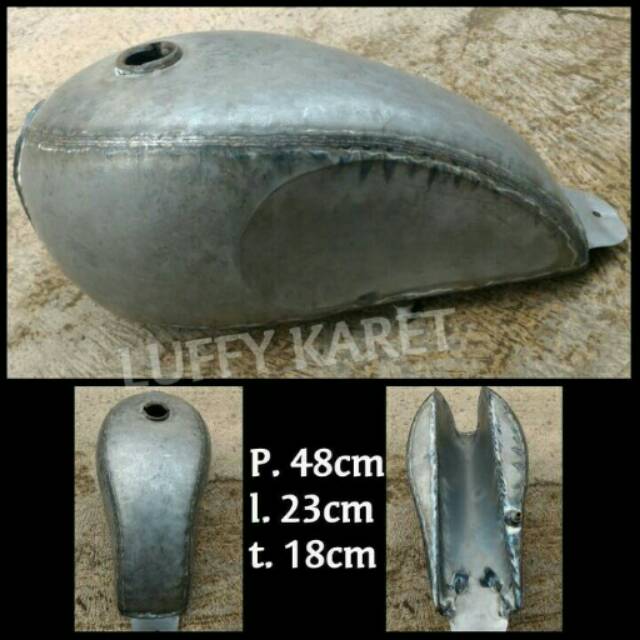 tangki custom model triumph tiger scorpio glpro cb tiger dll