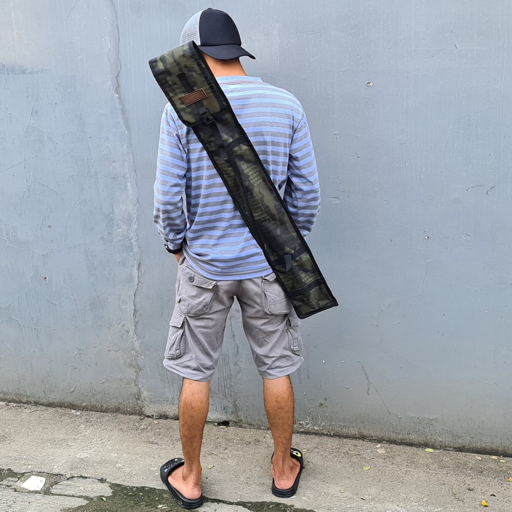 TAS JORAN PANCING TEGEG ukuran panjang 100cm 120cm 150cm model gulung lipat minimalis  bahan kanvas 
