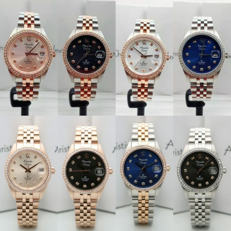 TERMURAH Jam Pria Wanita Uniesex Alexandre Christie AC 5012 AC5012 mirip AC 5013 AC5013 5013MD Steel