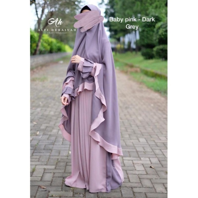 preloved gamis set noor by alfi huraiyah