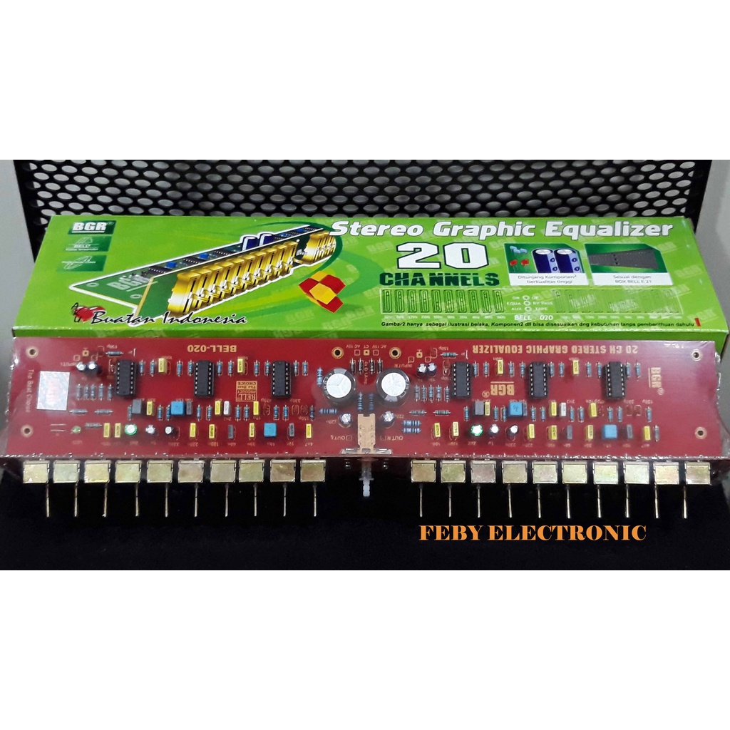 KIT EQUALIZER 20 CHANNEL STEREO GRAPHIC EQUALIZER