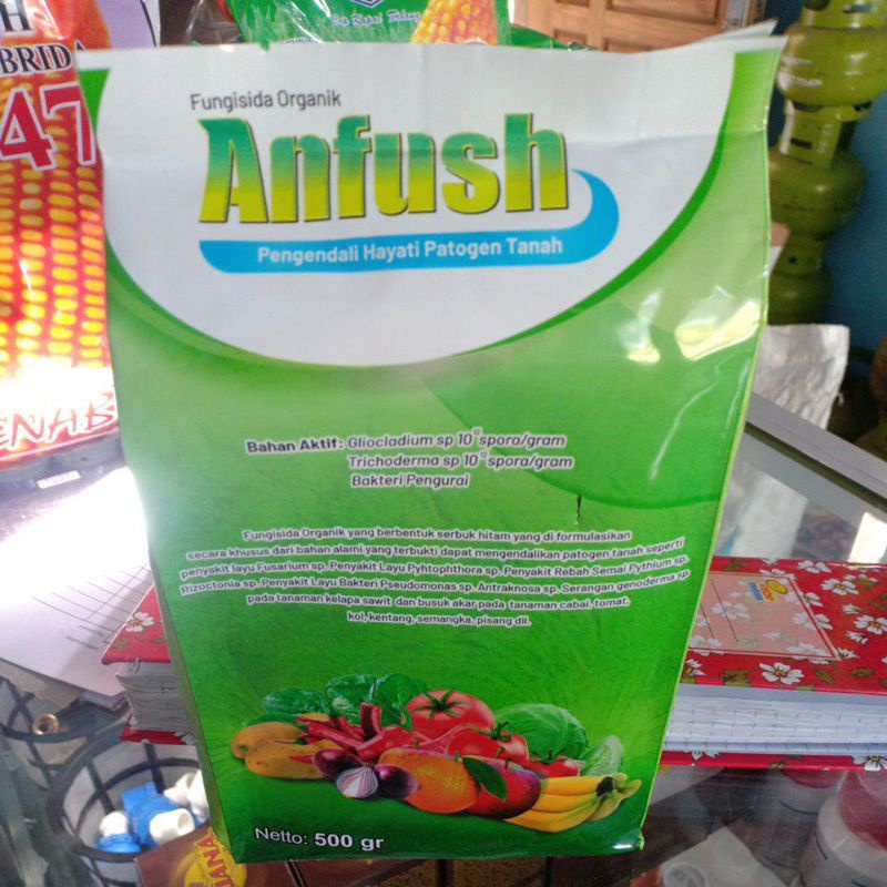 pupuk pengendali Hayati ANFUSH 500 gram ( bio Fungisida Anfus)