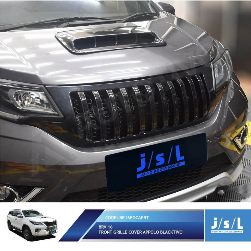 grill depan brv Appolo list biru kuning chrome merah putih hitam dop