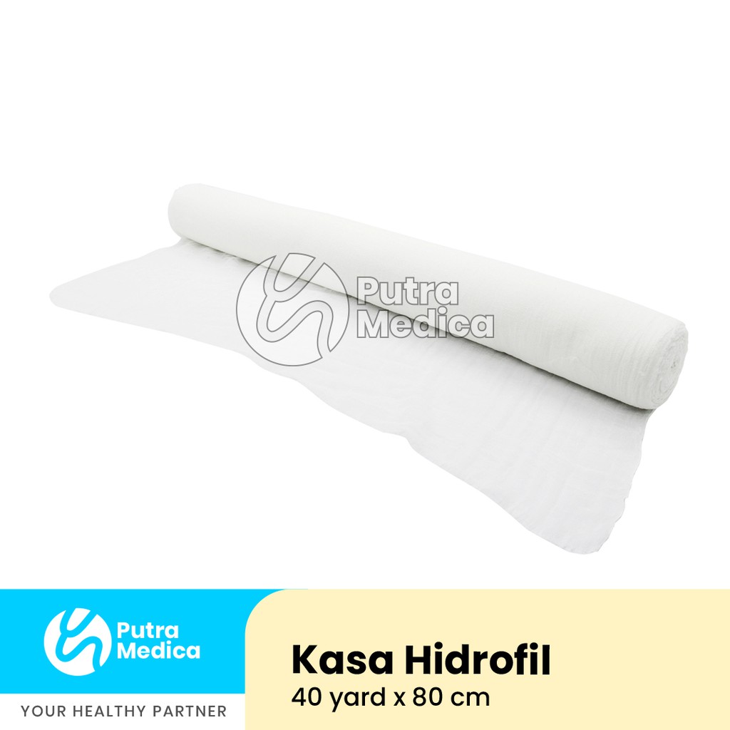 Kasa Pembalut Hidrofil Gaas 40 yards x 80cm - 1 Roll / Kain Kassa Perban / Perlengkapan P3K