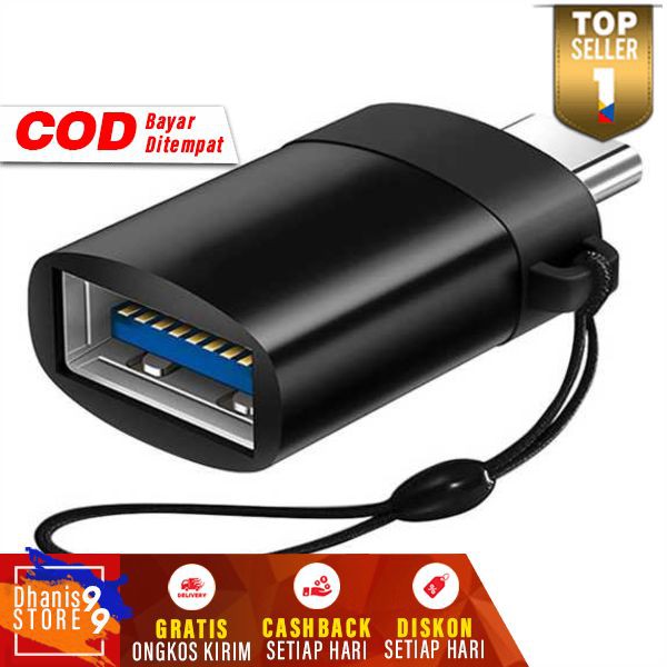 USB Female to USB Type C OTG Adapter Transfer Data Adaptor Konverter Usb