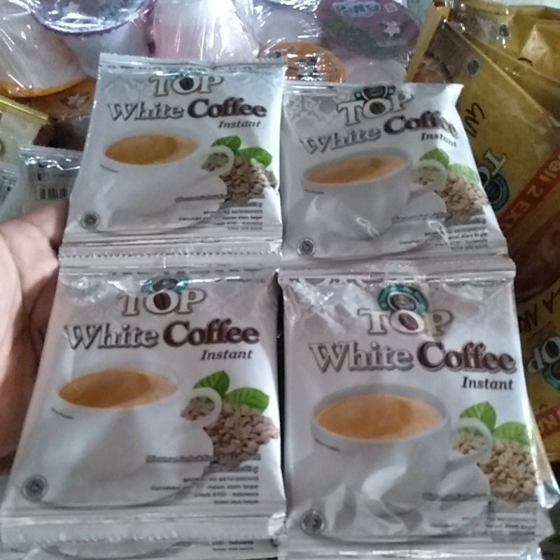 Kopi Top White Coffee 1 Renceng 12 Sachet