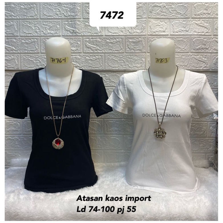 atasan kaos street import 7472-MV