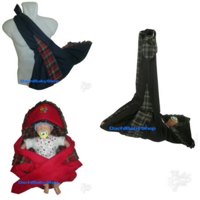 GENDONGAN BAYI  SAMPING BORDIR DENGAN PENGAMAN RING BESI