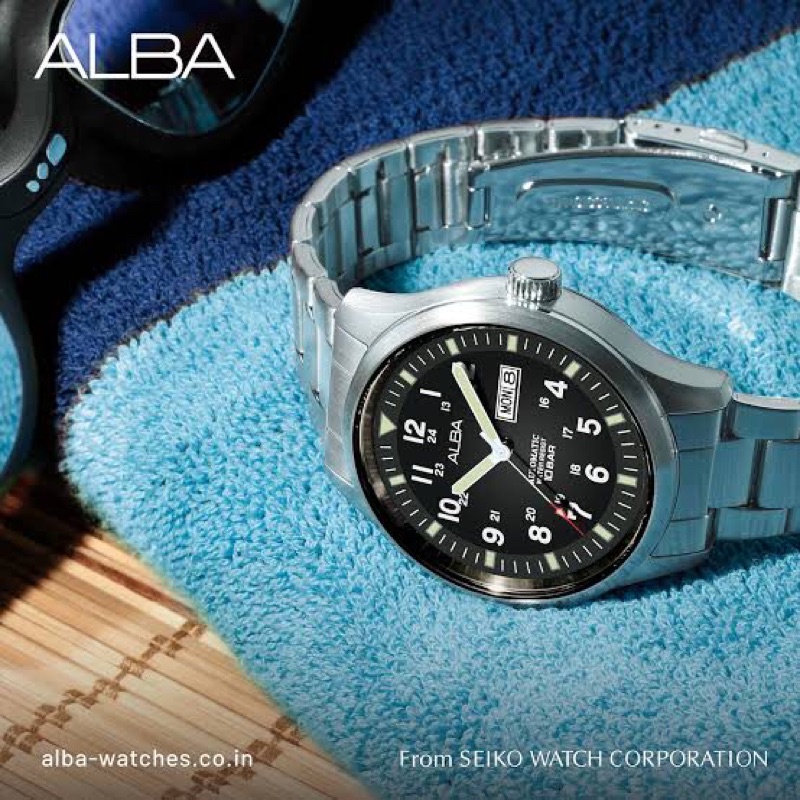 ALBA Automatic AL4213 AL4213x1 black dial ORIGINAL