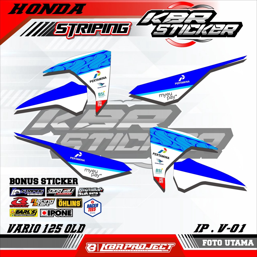 VARIO 125 OLD  (COD) STICKER STRIPING MOTOR VARIO 125 OLD.01