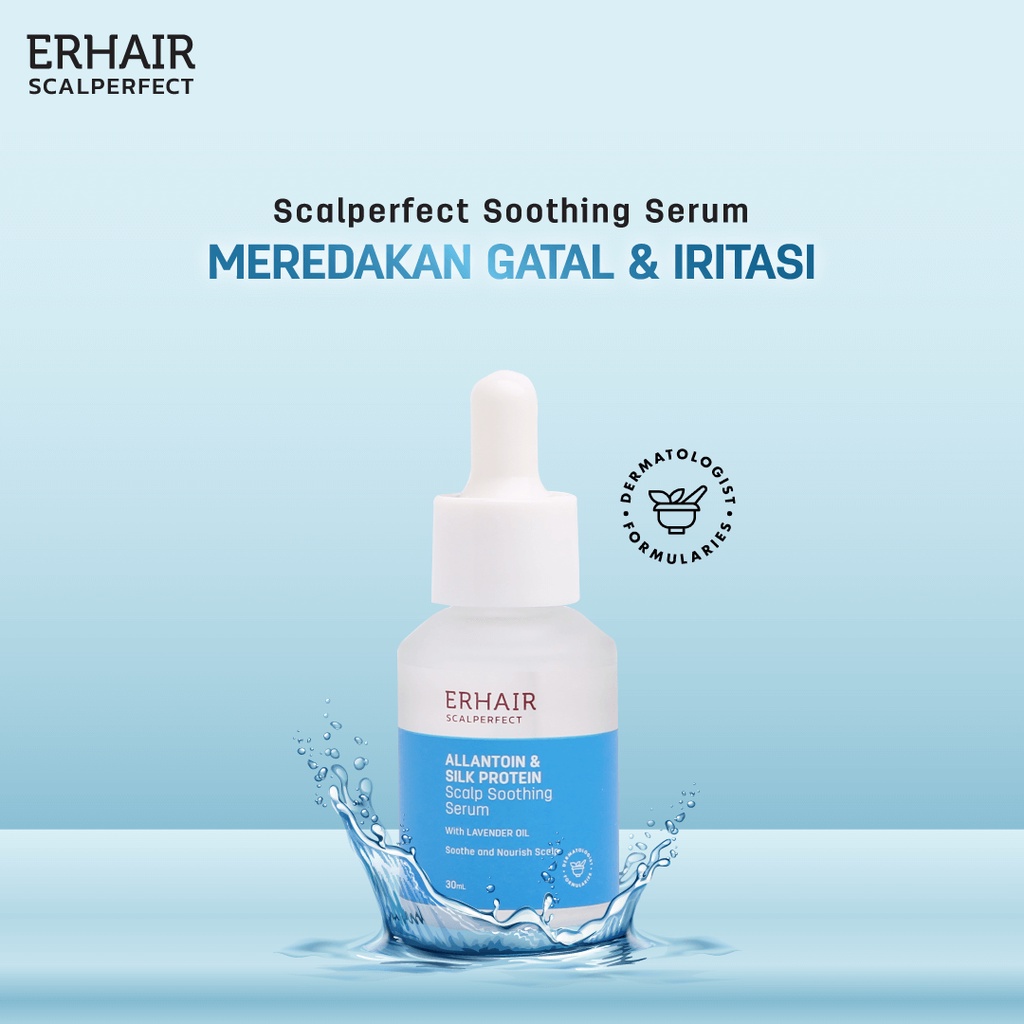 ERHA ERHAIR Scalperfect Allantoin &amp; Silk Protein Scalp Soothing Serum 30ml