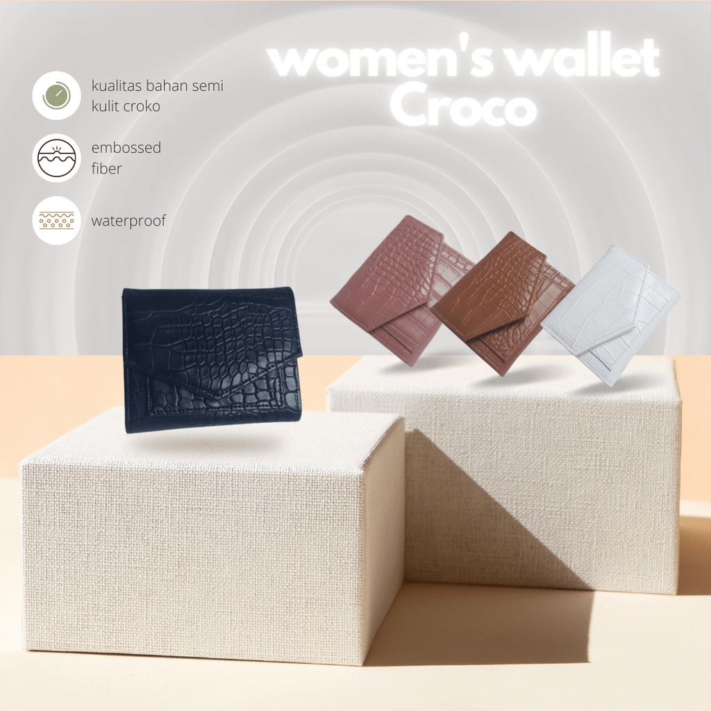 Atqia_Mart-Bag Dompet Kartu Motif Wallet Women's