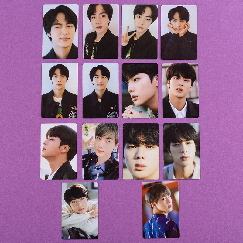 14 Pcs / set Kartu Foto KPOP  DICON 101 JK V JIMIN ARMY Untuk Koleksi