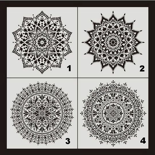 

Wow Plastic Stencil - Stensil Dekorasi Motif_Mandala12 Bagus