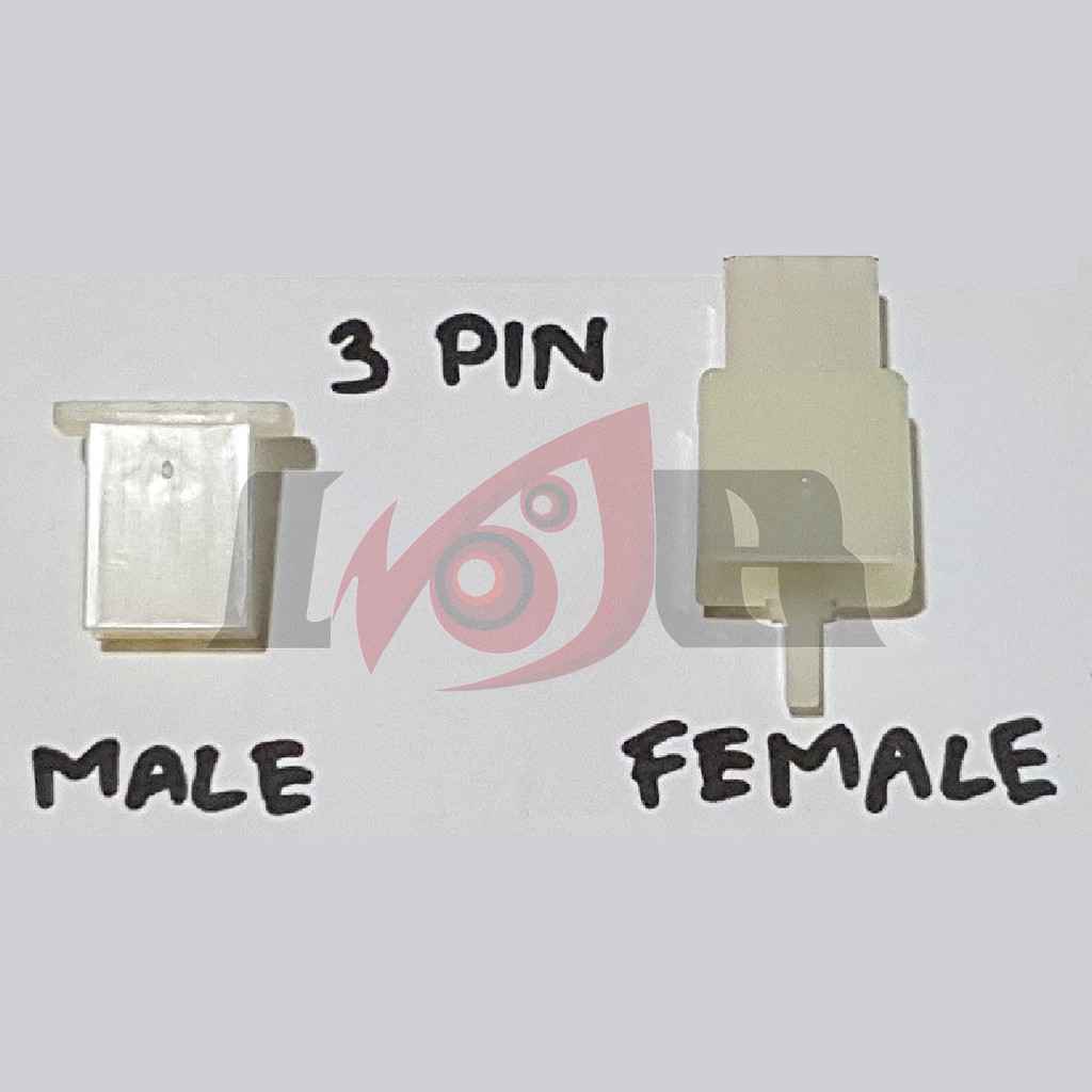 Rumah Skun Kecil 3 Pin Soket Terminal Kuningan Kabel Connector Socket