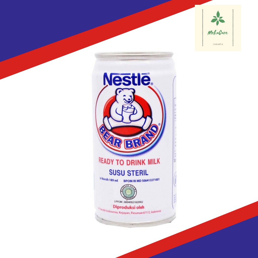 

BEAR BRAND RTD MILK 189 ML - Susu Beruang