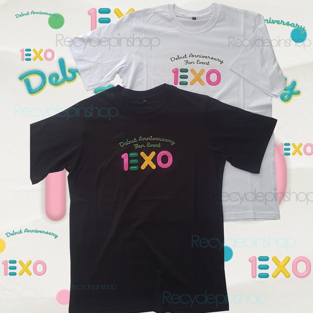 KAOS EXO DEBUT ANNIVERSARY FAN EVENT 2022 EXO T-SHIRT kpop