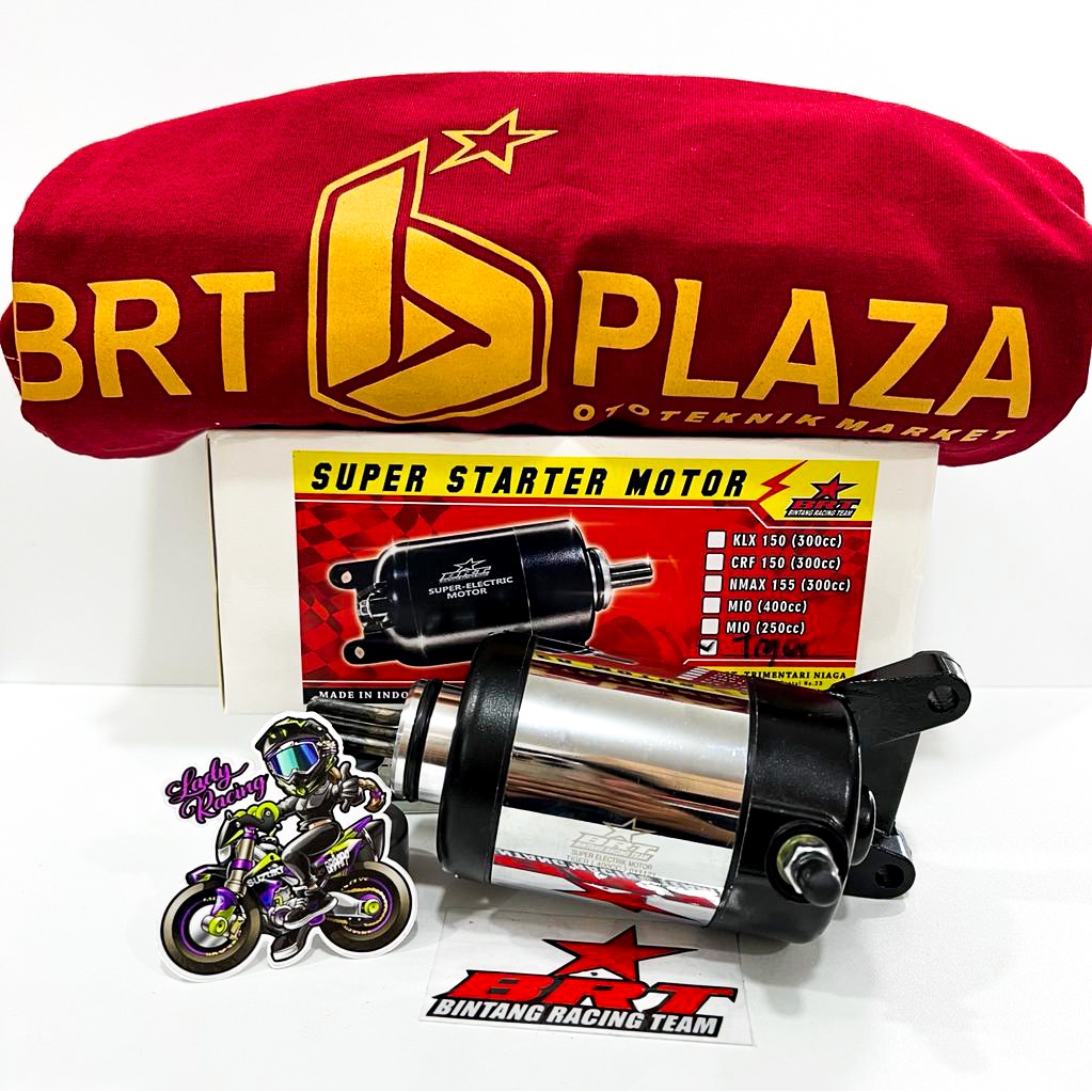DINAMO STARTER BORE UP BRT TIGER GL PRO GL MAX MEGAPRO CB100 400cc STATER (FREE BAJU+STIKER BRT)