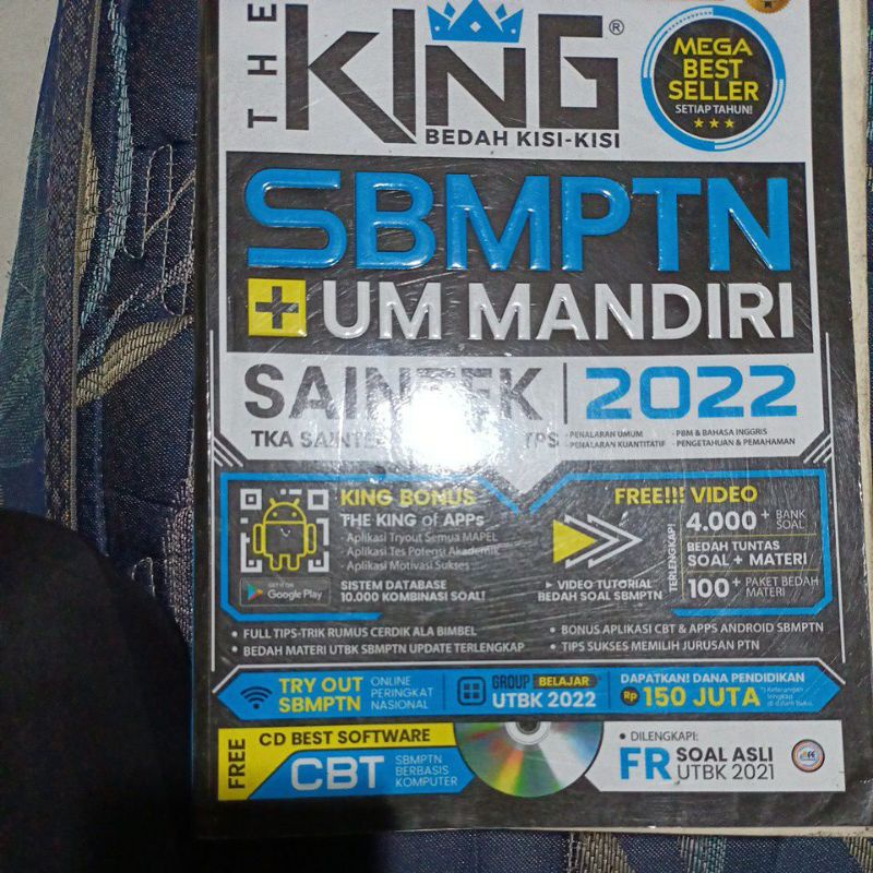the king sbmptn soshum  dan saintek 2022 original preloved