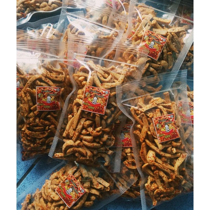 

Basreng Garing Pedas Nikmat Daun Jeruk Produksi CEMILAN CEPULUH