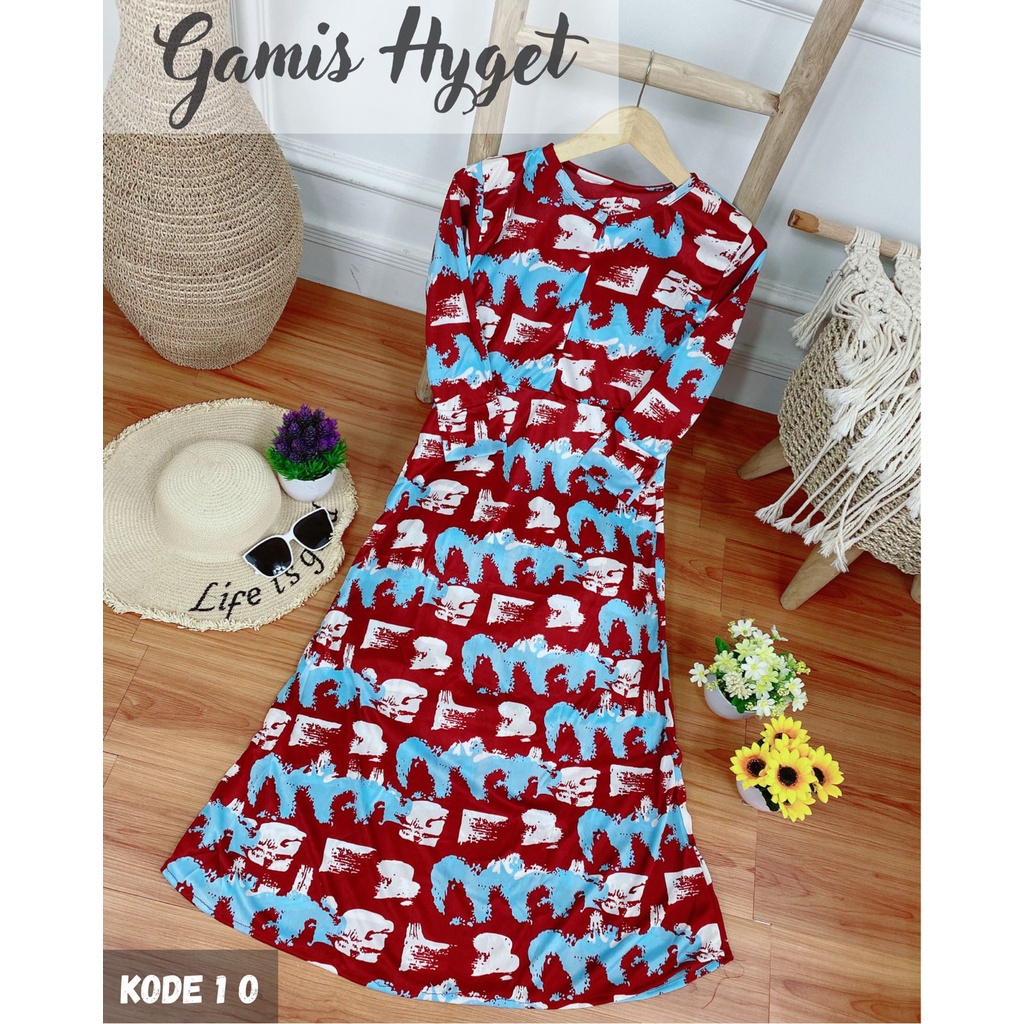 Gamis Hyget Busui Lanjutan Katalog Gamis Murah Gamis Hyget Gamis 30ribuan AH-GAMIS HYGET kode 1O