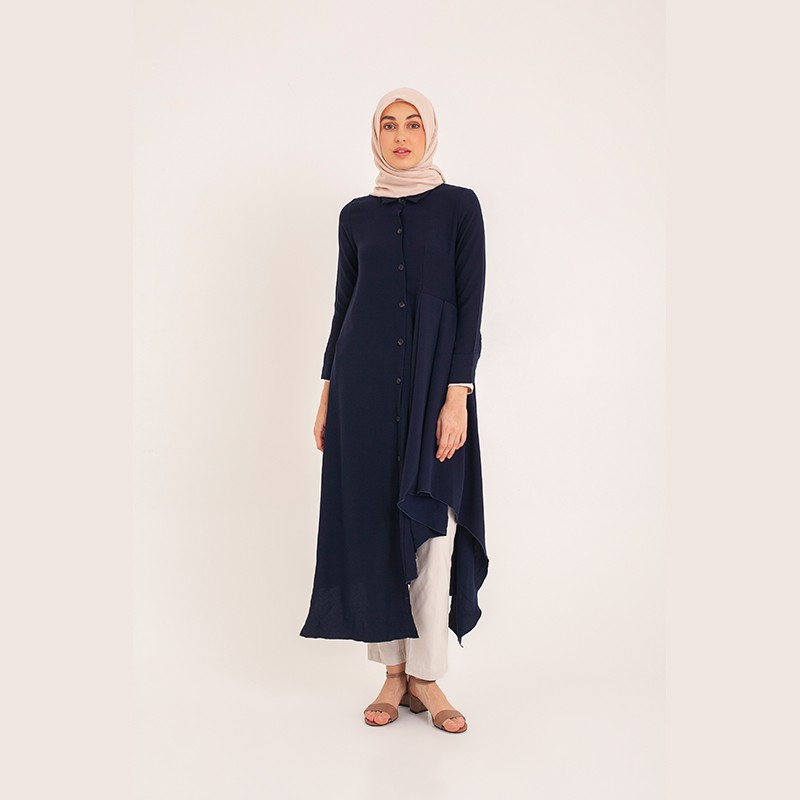 

MFMW "Bachira" Dress Muslim Biru Navy
