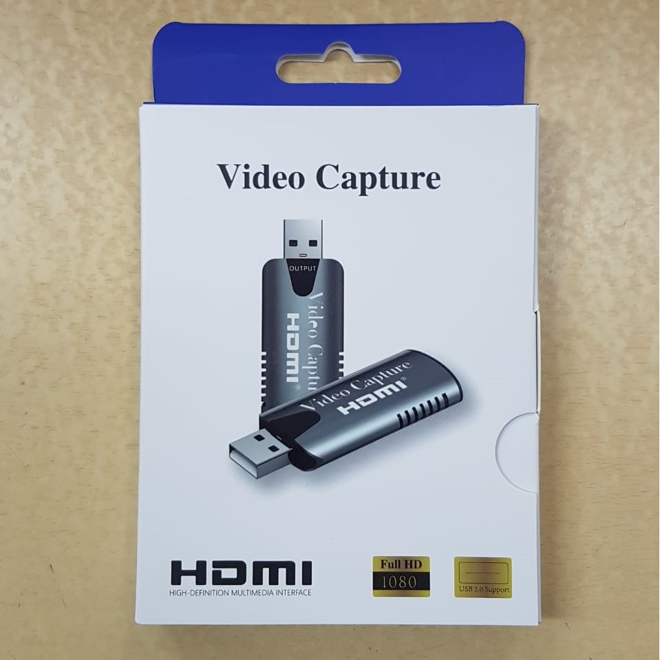 USB HDMI CAPTURE VIDEO HD 1080P ZOOM GAME LIVE STREAMING Input 4K slim