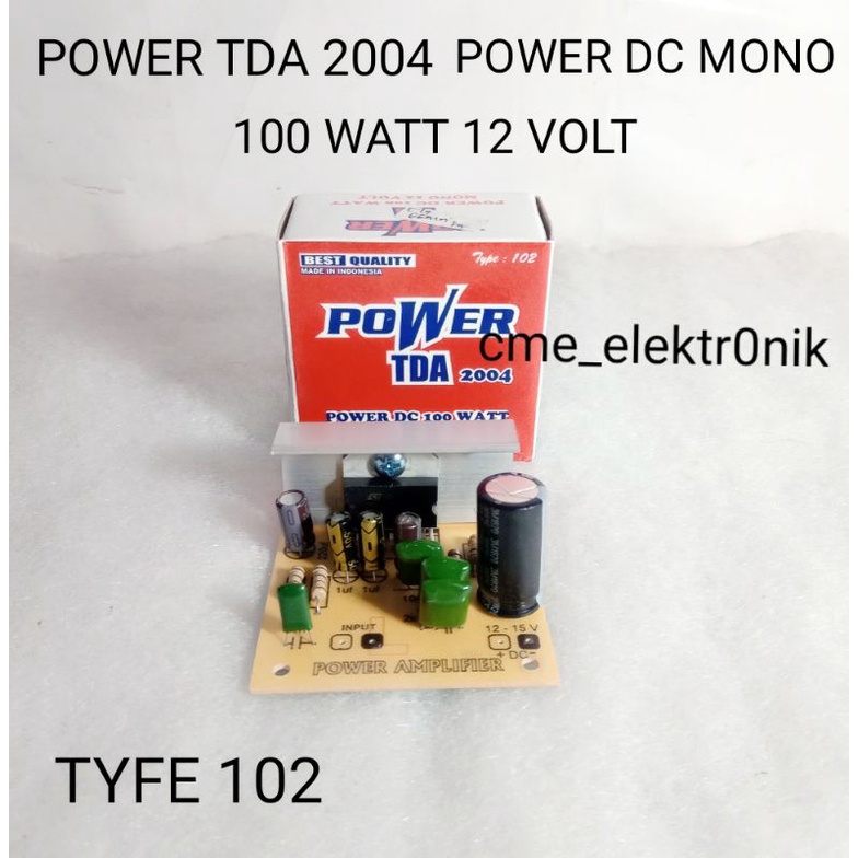 KIT POWER TDA 2004 KIT POWER MINI TDA 12VOLT