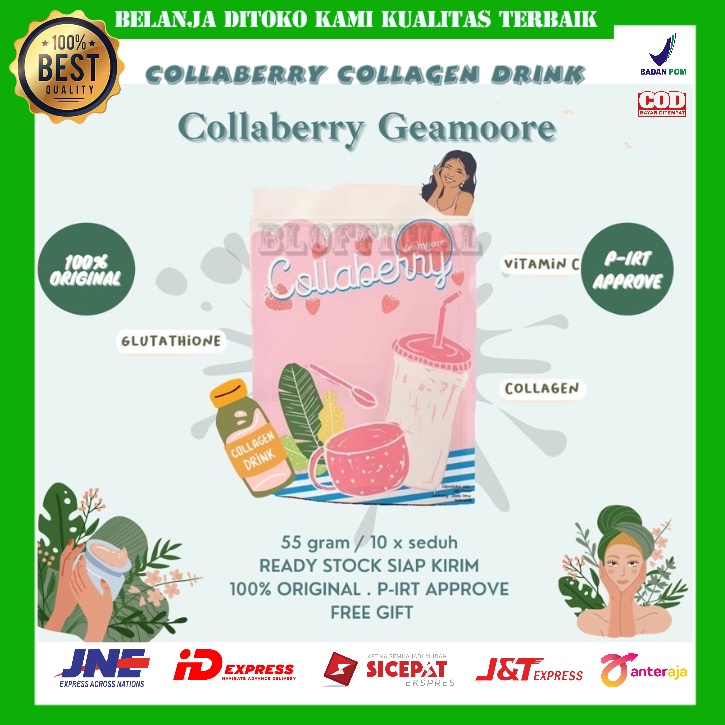 COLLABERRY Collagen drink Collaberry Geamoore PIRT MINUMAN KESEHATAN KECANTIKAN PEMUTIH BADAN