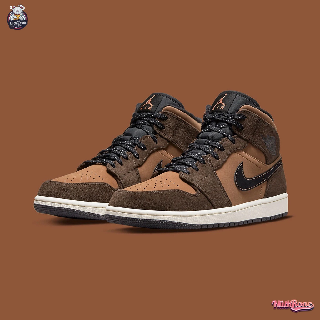 Jual Nike Air Jordan 1 Mid SE Dark Chocolate Colour Dark Chocolate