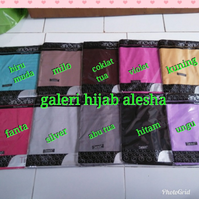 DISKON!! JILBAB / KERUDUNG SEGIEMPAT SEGI4 TIERACK TYREX BY ANSANIA SEGI EMPAT