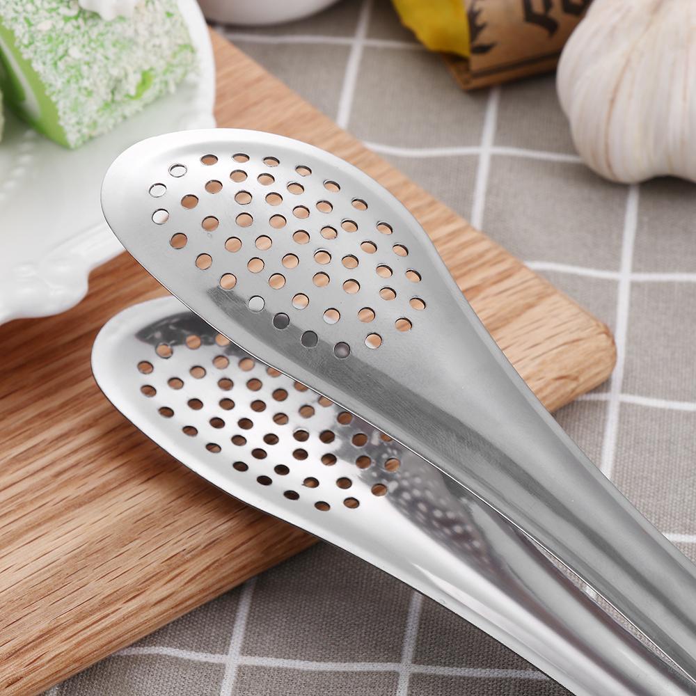 Chookyy Penjepit Makanan Kue Kering Masak Salad Anti Panas Saji Stainless Steel