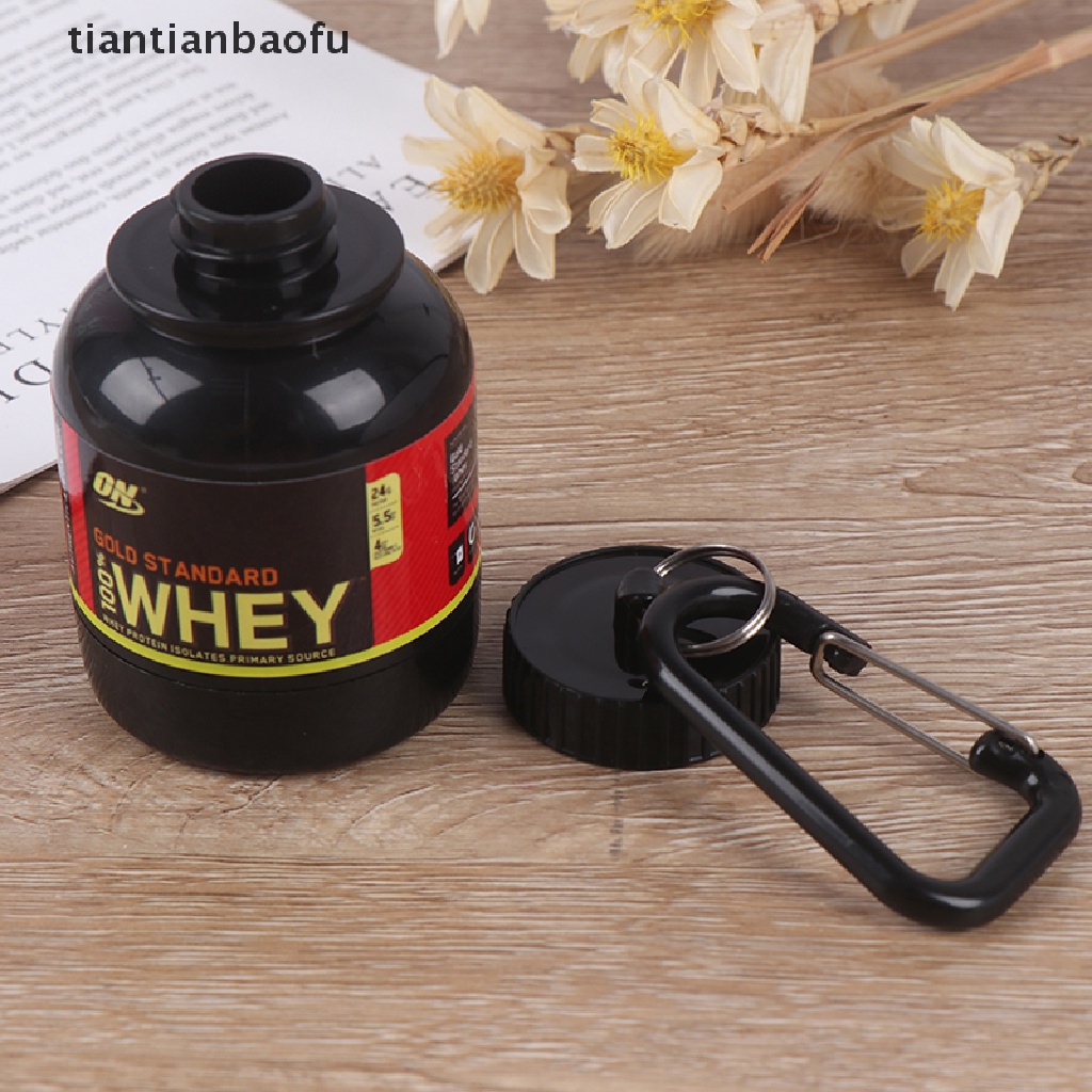 (tiantianbaofu) Botol Penyimpanan Susu Protein Portable Untuk Travel