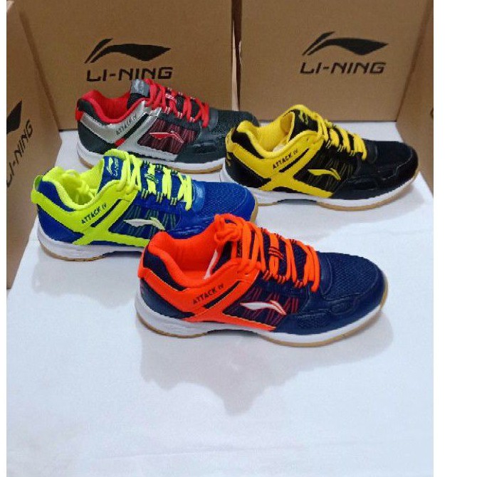 sepatu badminton lining attack lV original